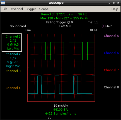 before adjustments, green is OEM EST signal, blue is FreeEMS EST signal