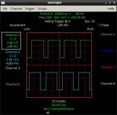 after adjustments, green is OEM EST signal, blue is FreeEMS EST signal