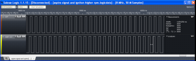 both signals in logic analyzer