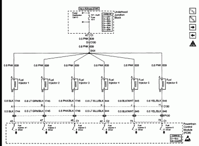 injectors followed by CHT aka ECT and MAP since they are on the same subharness