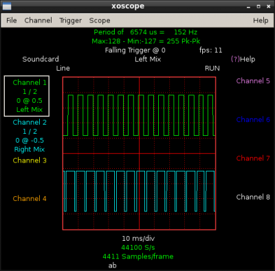 xoscope view revved up