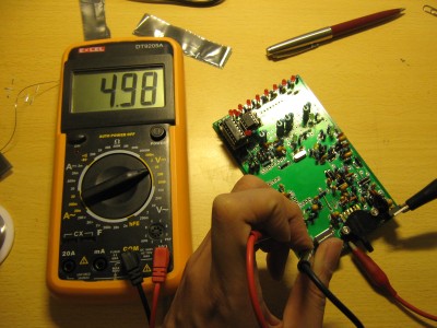 checking DC output