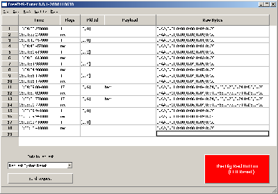 FreeEMS-Tuner on Windows with &quot;fake&quot; serial communication.